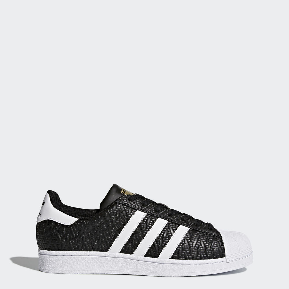 Adidas Superstar - Originals ανδρικα - Μαυρα/Ασπρα,Μέγεθος: EU 36 – 54 2/3 (392ZAYUJ)